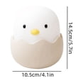 thumbnail image 3 of Easter Chick Egg Night Light - Dimmable LED Nursery Lamp for Babies, Soft Silicone Touch Eggshell Decor for Easter Basket, Bedroom & Kids Room, Easter Gifts & Birthday Presents, 3 of 7