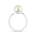 thumbnail image 2 of Angara South Sea Cultured Pearl Solitaire Bypass Ring in 925 Sterling Silver for Women | June Birthstone Jewelry for Her, 2 of 7