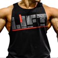 thumbnail image 2 of Summer Workout Tank Tops for Men with Sleeveless Design and Letter Print, 2 of 8