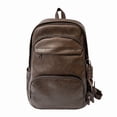 thumbnail image 5 of PRIYAL Unisex PU Leather Computer Laptop Bag 15.6 inch Backpack Shoulder Bags Travel Hiking Rucksack Casual Daypack, 5 of 7