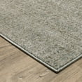 thumbnail image 2 of Woven Trends Athens - MAL01 - Modern Style, Distressed Abstract Pattern, Stain Resistant & Pet Friendly, Living Room, Dining Room, Office, High Pile Polyester Area Rug in Grey - 8' x 11', 2 of 5