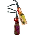 thumbnail image 3 of Kurt Adler Champagne Bottles with Bows Christmas Light Set - 12' Green Wire - 10ct, 3 of 9