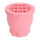 thumbnail image 4 of Taza limpiadora de brochas de maquillaje, almohadilla de limpieza para brochas cosméticas, estante de secado, cuenco de silicona, herramienta de lavado portátil, color rosa, 4 of 8