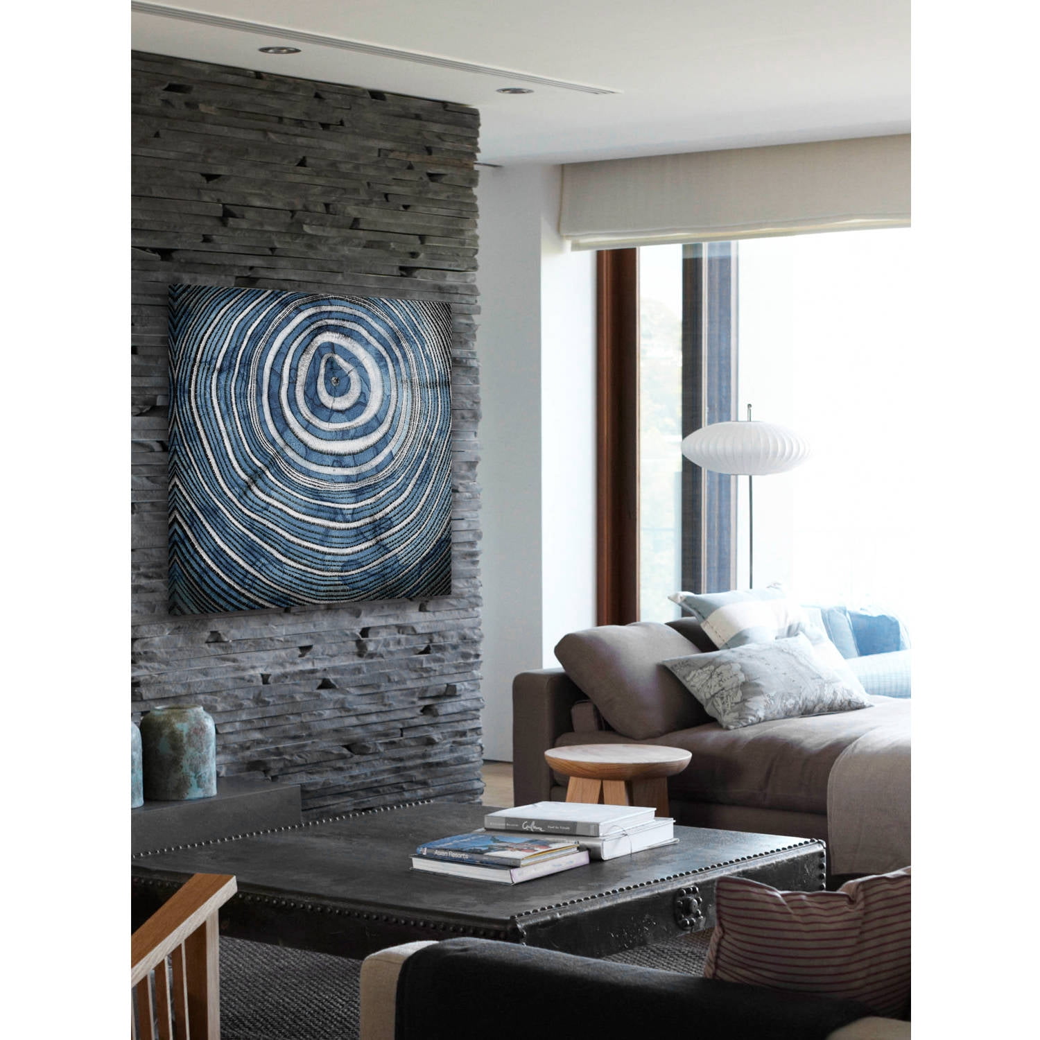 "Spiraling In" Painting Print on Wrapped Canvas