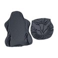 thumbnail image 2 of Funda protectora para silla de ordenador Gloria Funda de asiento Gris oscuro, 2 of 9