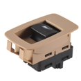 thumbnail image 4 of Car Beige Passenger Side Front/Rear Window Lifter Button Switch for -BMW E90,E91,323I,325I,328I 61316945876, 4 of 5