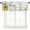 Bee2, variant on Christmas Poinsettia Valance Curtain Spruce Branch Green Leaf Red Flower Mistletoe Berry Tier Curtain Blackout Rod Pocket Window Valances for Kitchen/Bedroom/Living Room/Bathroom,1 Panel,54 x 18 Inch