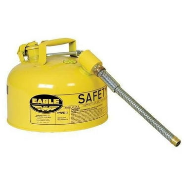 Eagle Mfg Type II Safety Can,Yellow,9-1/2 In. H U226SY