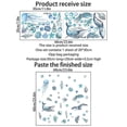 thumbnail image 3 of Oceanic Dreams: Decorate Your Space With Under The Sea Wall Decals Set, Featuring Diverse Shapes And Sizes Of Marine Life For A Realistic Underwater, 3 of 4