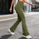 thumbnail image 1 of TaTaai Women's Flared Yoga Pants High Waist Bootcut Leggings Stretchy Long Pants Non See Through Casual Athletic Gym Bottoms Tummy Control Soft Gift, 1 of 8
