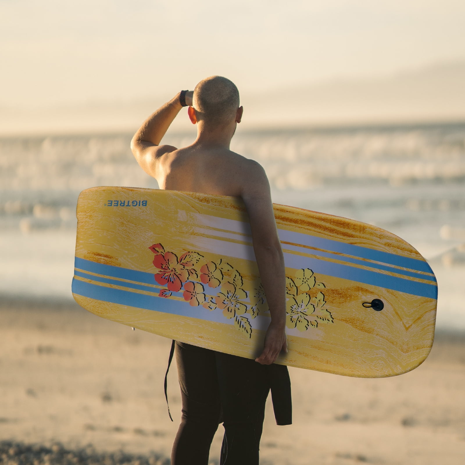 EURO SAKURA 37''/41'' Lightweight Body Board with Wrist EURO SAKURA 37''/41'' Lightweight Body Board with Wrist