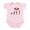 Petal Pink, variant on CafePress - Evolution Is Following Me Infant Bodysuit - Baby Light Bodysuit, Size Newborn - 24 Months