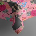 thumbnail image 5 of Chihuahua and Flower Florals Square Tablecloth,Waterproof Square Table Cover,Wipeable Spillproof Washable Table Cover for Home Kitchen Party Decor 42"X42"(107x107cm), 5 of 6