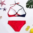 thumbnail image 4 of Clearance! Prolriy Bikini Sets for Women Bra Swimwear Beachwear Push-Up Bathing Suit Swimsuit Padded Set Bikini Womens Swimwears Tankinis Set Womens Swimsuits Red XL, 4 of 7