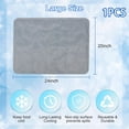 thumbnail image 2 of Heyingu 1Pcs Reusable Freezable Ice Mat for Keeping Food Trays 20 x 24 Inch Flexible Ice Packs for Outside Picnic Party Buffet(Grey), 2 of 7