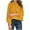 Yellow, variant on Jalioing Cable Knit Sweaters for Women Casual Loose Long Sleeve Crew Neck Sweater Tops Fall Winter Trendy Outfits