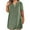 Green, variant on Patlollav Womens Dresses 2024,Women'S Plus Size Casual Loose Summer Solid Color V-Neck Short Sleeve Dresses