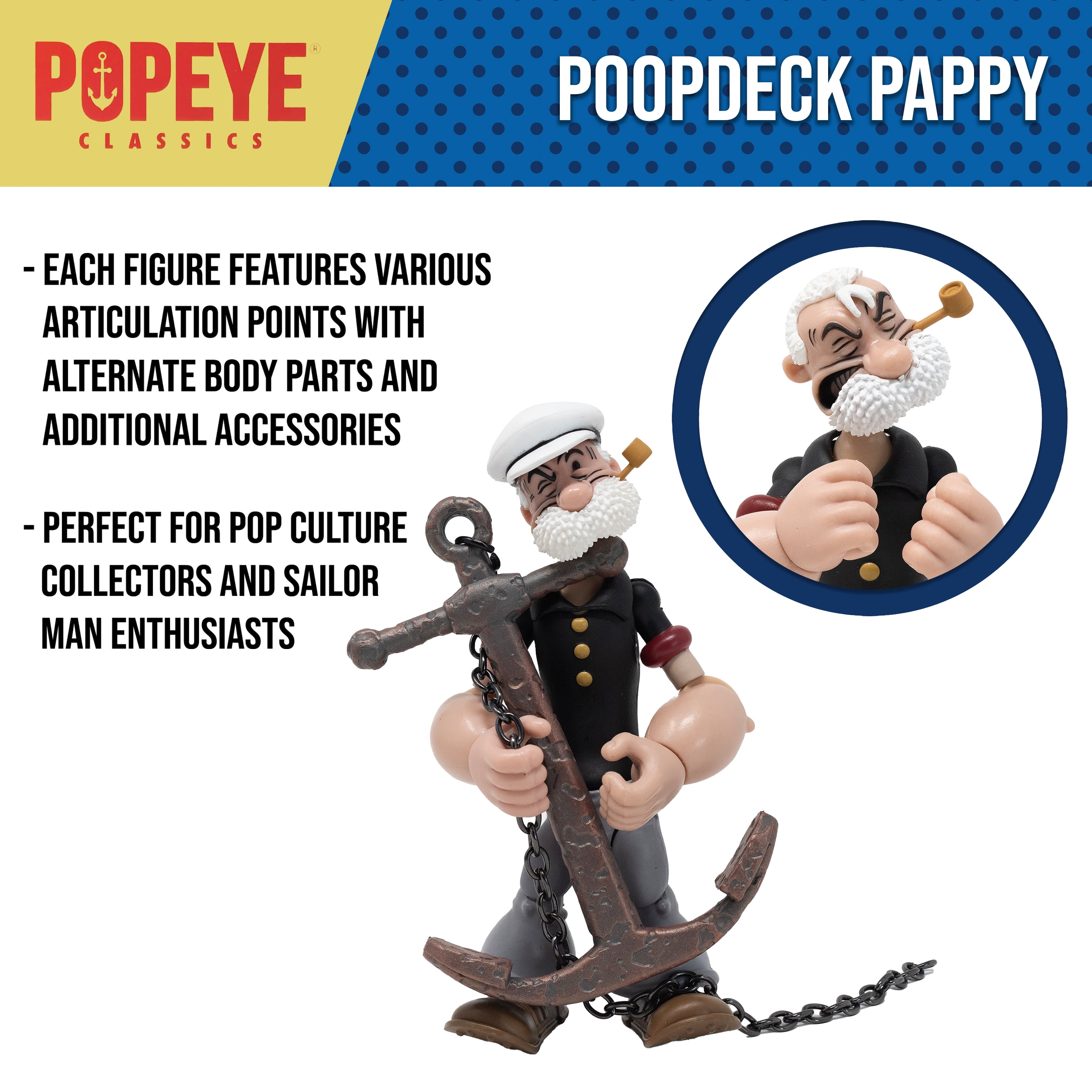 Boss Fight Studio Poopdeck Pappy Popeye Classics Wave 2