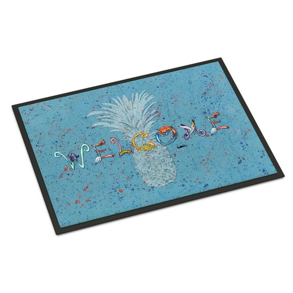 Carolines Treasures 8562-MAT Pineapple Doormat 18x27 27"L x 18"W multicolor