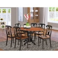 thumbnail image 5 of East West Furniture Avon 7-piece Wood Dining Set with Oval Table in Black/Cherry, 5 of 5