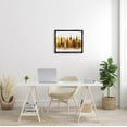 thumbnail image 2 of Stupell Industries Dream Big Glam City Skyline Graphic Art Jet Black Floating Framed Canvas Print Wall Art, Design by Ziwei Li, 2 of 6
