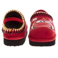 thumbnail image 5 of Disney Cars Snow Slippers Lightning Mcqueen Boots Faux Fur Winter Mules Cozy Warm House Shoes (Toddler Little Kids), Red, Size: 7 8, 5 of 6