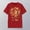 Red, variant on Chinese New Year 2026 Year of The Horse Graphic T-Shirt Unisex Gift T-shirt (Red XL)