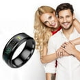 thumbnail image 1 of Fiudx Anillo de Pareja, Elegante Anillo para Mostrar Estado de Ánimo, Elegante Anillo de Temperatura, Diseño de Diamantes de Imitación de Oro Rosa, Regalo para Mamá y Novia, para Bodas, Material de C, 1 of 3