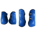 thumbnail image 4 of 4 Uds botas de caballo soporte protector de pierna para saltar montar accesorios ecuestres azul XL, 4 of 8