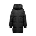 thumbnail image 3 of ZHUGeLI Womens Long Quilted Jackets Plus Size Thicken Winter Coats Hooded Lightweight Puffer Jackets Warm Down Coats Outerwear, 3 of 4