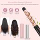 thumbnail image 5 of Curling Iron, 6 in 1 Curling Wand Set with Hair Straightener Brush, Professional Hair Curler with 6 Interchangeable Ceramic Barrels, Instant Heat Up Hair Iron with Heat Resistant Glove, 5 of 5