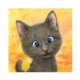 thumbnail image 2 of Cuadros Decorativos Lindo gato divertido diamante pintura 5D DIY taladro redondo completo cuadro de diamantes de imitación DQrwqpou Nuevos Originales, 2 of 9