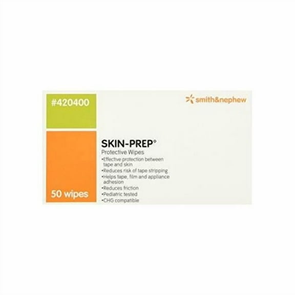 Smith & Nephew Skin-prep Protective Dressing Wipes - Box of 50
