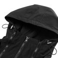 thumbnail image 7 of M-5X Mens Big & Tall Rain Jackets Plus Size Zip Up Raincoats with Zipper Pockets and Hooded Casual Solid Long Sleeve Hiking Running Outerwear Jacket, 7 of 7