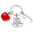 thumbnail image 1 of TechWave Teacher Appreciation For Women Keychain For Teachers Thank You From Students Teacher Small Key Rings for Dog Women's Wallets Small Key Holder for Car Car Key Lanyard Wallet Women Holder Blank, 1 of 1