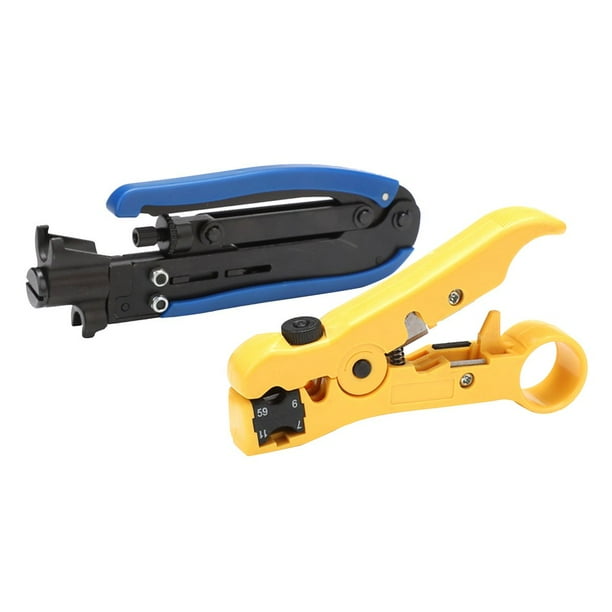 Coax cable end tool deals