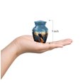 thumbnail image 3 of Eagle In Mountains Small Keepsake Urns For Human Ashes - Mini Cremation Urns For Ashes - Little Keepsake Urns For Adult Ashes Women & Men - Memorial Small Ashes Urn (Size- 3Inch), 3 of 5