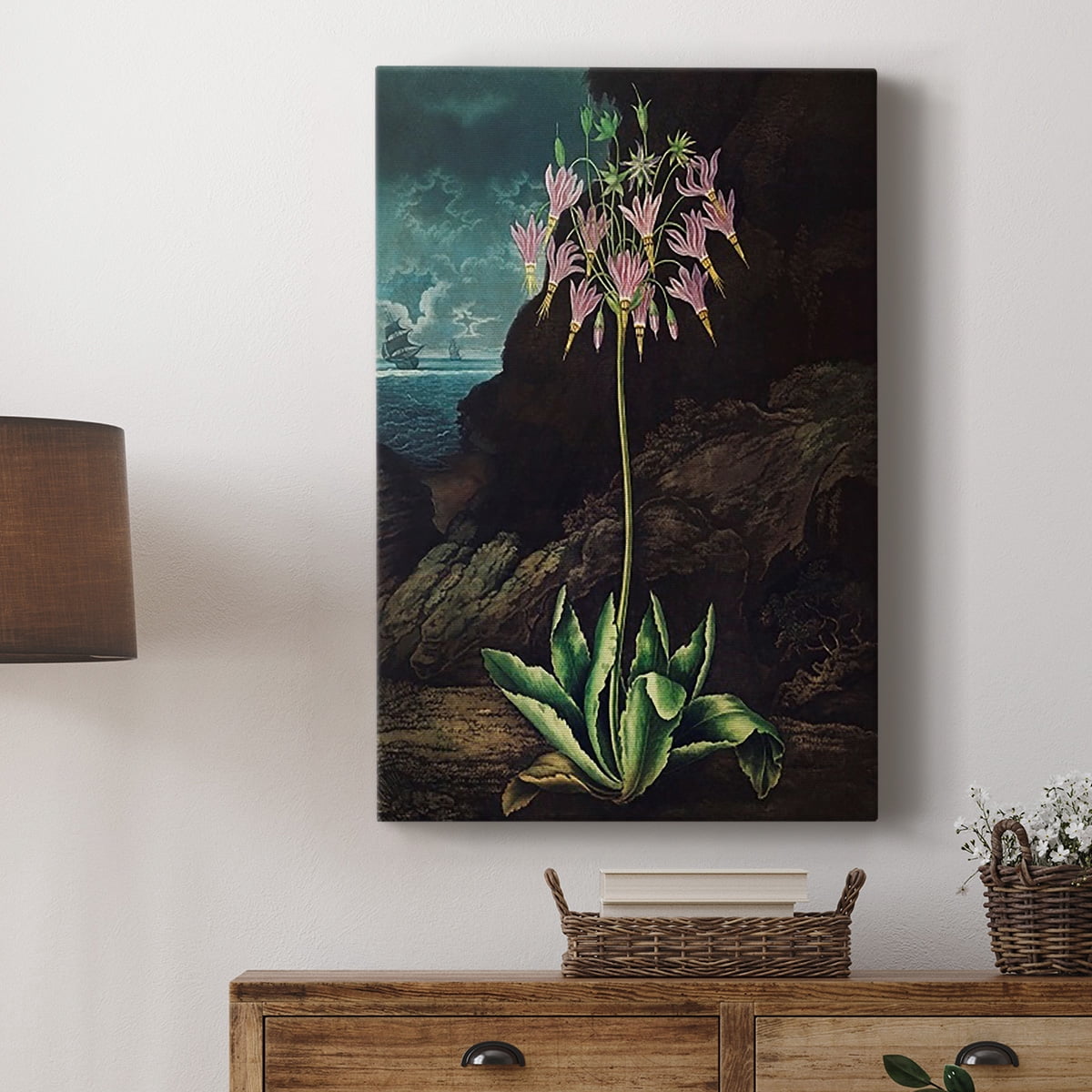Temple of Flora II Premium Gallery Wrapped Canvas - Ready to Hang