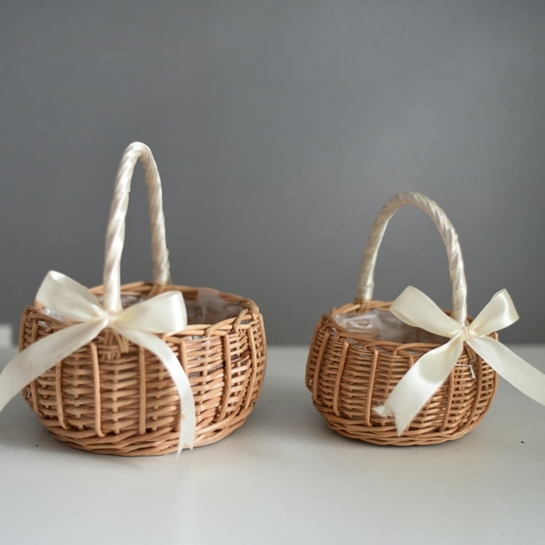Birch flower hot sale girl basket