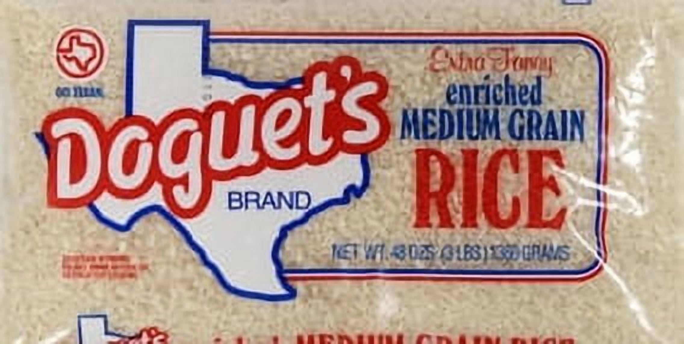 (2 pack) Doguet's Extra Fancy Enriched Medium Grain Rice, 48 oz