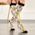 thumbnail image 5 of FREEAMG 2Pair Fashion Print Compression Socks for Women Men,Knee High Stockings for Athletic Sports,Running,Travel, 5 of 7