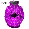 thumbnail image 4 of Sudadera con capucha con estampado 3D de araña para hombre, ropa de calle de hip hop personalizada, sudaderas con capucha para primavera y otoño para hombre, 4 of 4