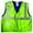 Hi-Viz Lime, variant on HyperKewl Evaporative Cooling Vest - Traffic Safety ANSI Class II Compliant L/XL