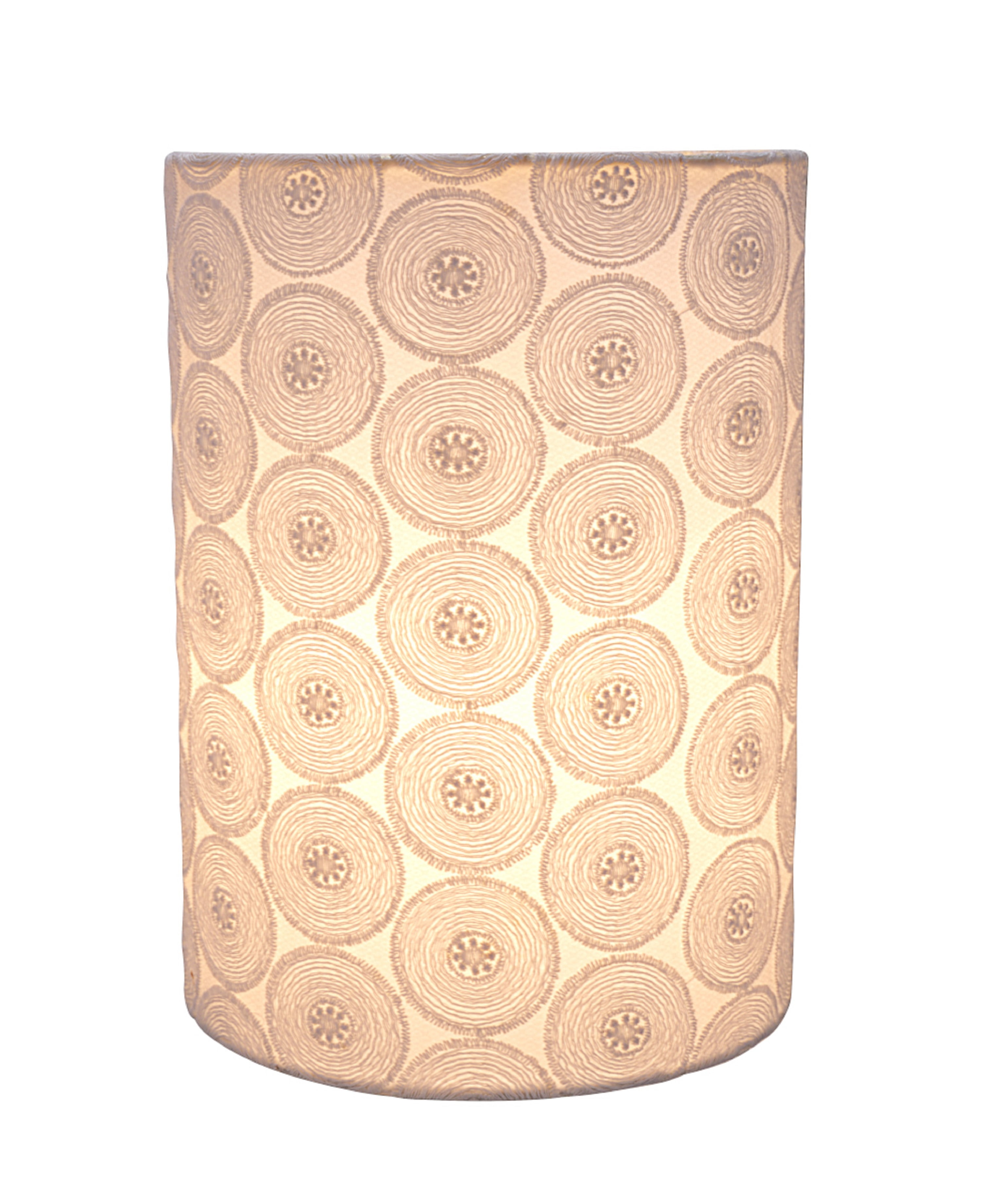 Aspen Creative 31126 Transitional Drum (Cylinder) Shaped Spider Construction Lamp Shade in White, 8" wide (8" x 8" x 11")