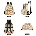 thumbnail image 4 of FORMRS Mini Backpack Purse for Women Travel Daypack Casual Shoulder Bag, Beige Retro Rainbow, 4 of 7