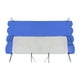 thumbnail image 1 of Toldo de malla para techo de montacargas, protección solar, lluvia y fácil instalación. Azul oscuro 105x125cm, 1 of 7