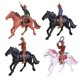 thumbnail image 5 of Figuras de ,Figuras de los West Cowboys Juguetes Montar a caballo,Figuras Figuras americanas Playset, miniatura Figura de acción Modelo de vaquero occidental,Figuras Hombres, 5 of 8