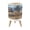 Color 3, variant on Small Trash Can with Lid Beach Nautical Boat Ocean Seagull Sea Bird Seashore Blue 1.8 Gallon Dog Proof Trash Can Round Garbage Can Waste Bin Wastebasket for Bathroom Bedroom Living Room