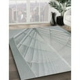 thumbnail image 2 of Ahgly Company Indoor Square Patterned Light Gray Novelty Area Rugs, 5' Square, 2 of 6