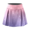 thumbnail image 4 of FASHOFT Tennis Skirts For Women Gradient Glitter Skort Elastic For Running Fitness Yoga And Daily Casual Sports Wear Womens Athletic Skirt Pink, 4 of 4